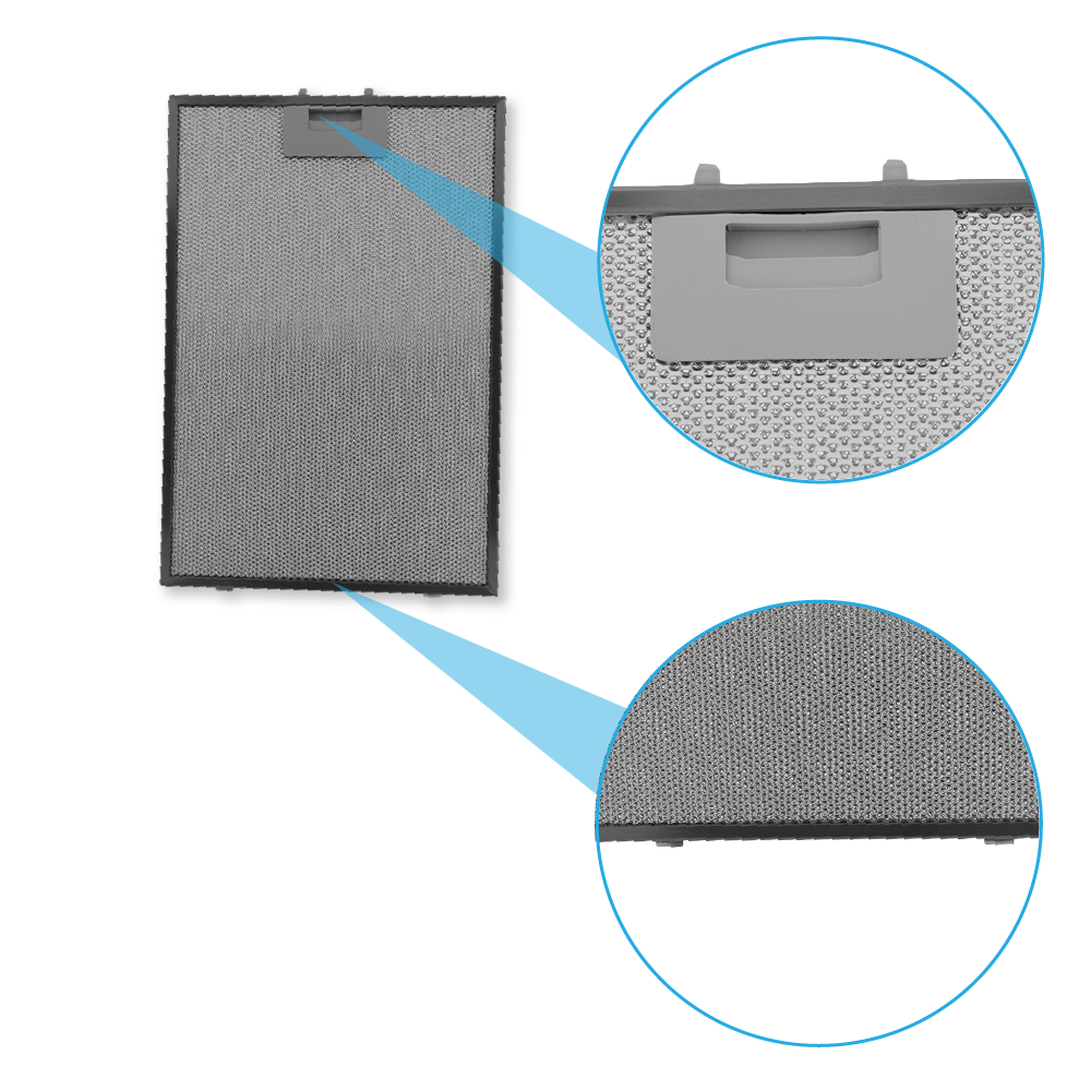 Filtro metálico Bosch 388x265x8mm 742967 / 00742967