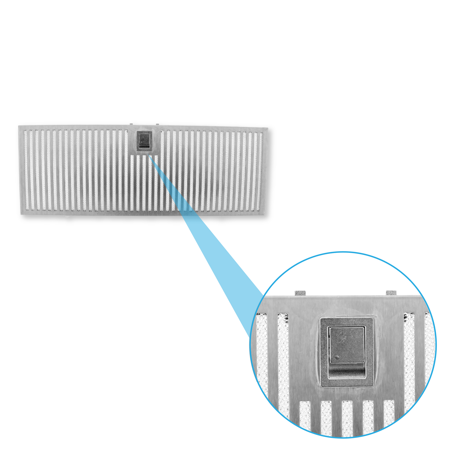 Filtro metálico 511x184mm Teka 89231005