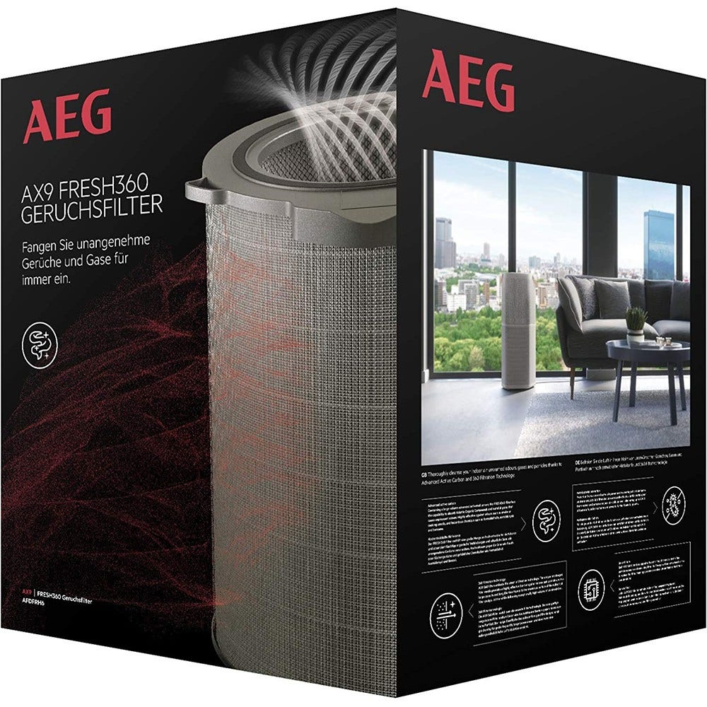 Filtro de ar AEG Fresh360 anti odores AFDFRH6