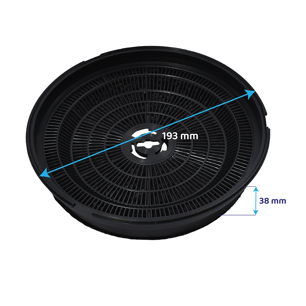 Filtro de carvão ativo Beko 9199001580 (2X)