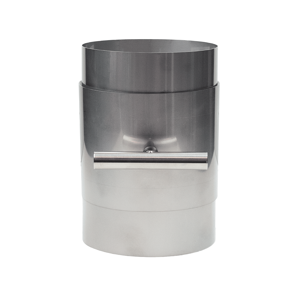 Filtro de Fumo de Lenha ABCAT® Saída Traseira Ø150x190 mm Aço Inoxidável
