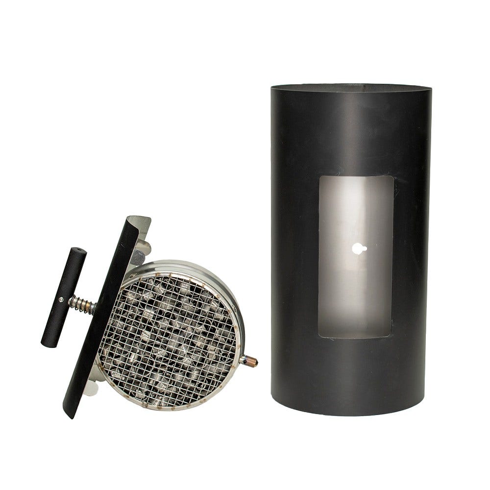 Filtro Fogão e Lareira ABCAT® Ø150x300x2mm Preto