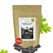 Carvão Ativo Purificante Binchotan Japonês Orgânico Kishu Autêntico (150g em pedaços) (Certificado)