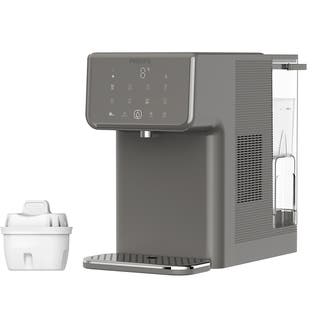 Dispensador de água Philips Tudo-em-Um Quente + Frio ADD5981GR (filtra PFAS) compatível com BRITA