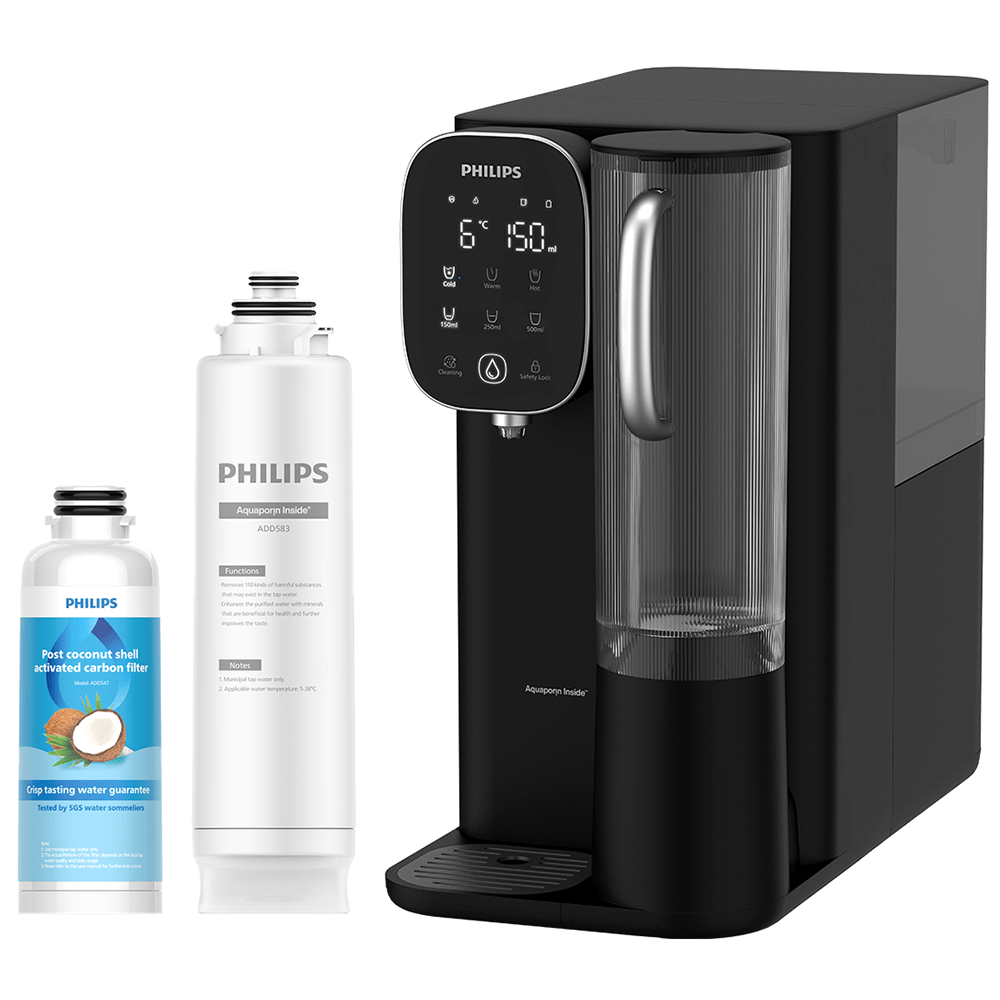 Dispensador de água mesa Philips quente + frio ADD6912BK