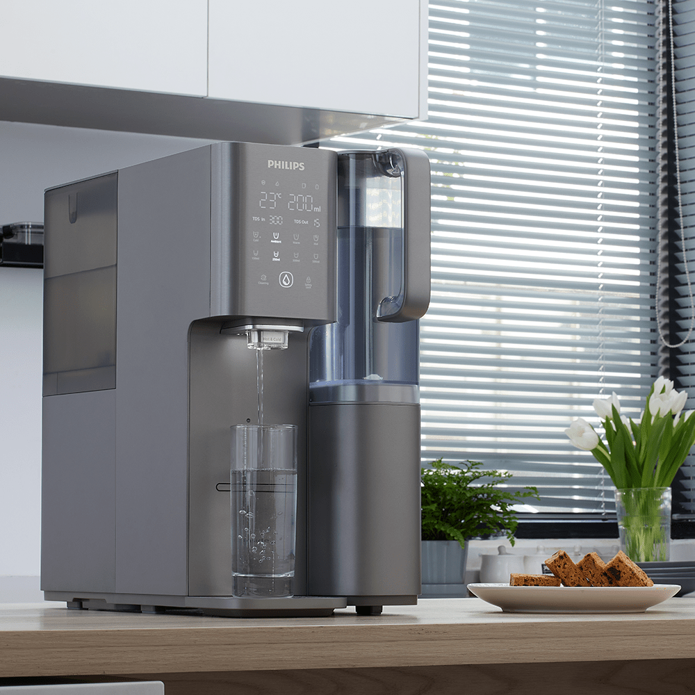 Dispensador de água Philips quente + frio ADD6921DG