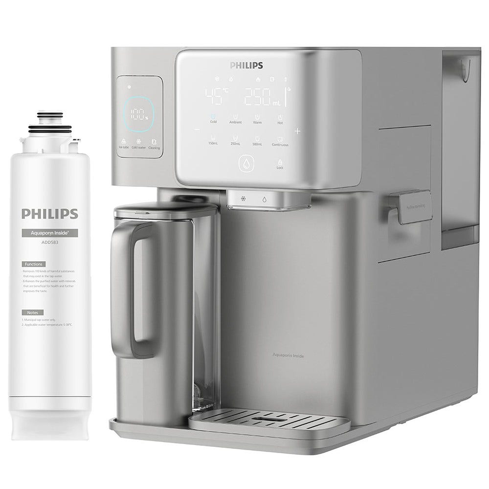 Dispensador de água Philips osmose inversa quente e frio com gelo ADD6922DG