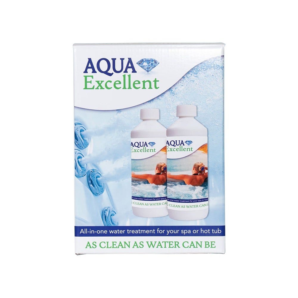 Aqua Excellent All-In-One Tratamento da água para spa e hidromassagem (2 × 1 L)
