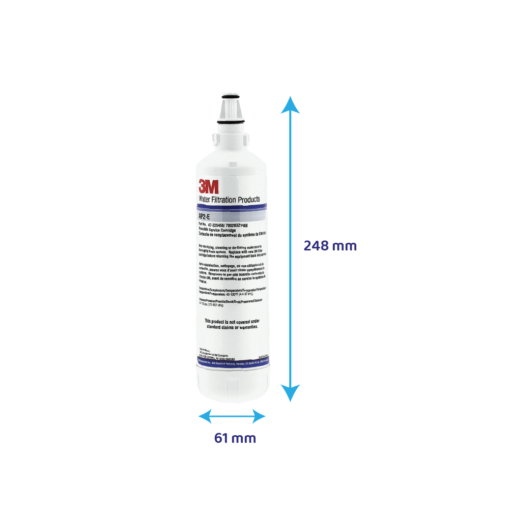 3M™ Cartucho de água vazio para limpeza AP2-E / 47-225450