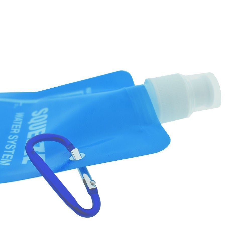 Filtro de água outdoor AllSpares com garrafa 0.65L Squeezable Pouch (3X)
