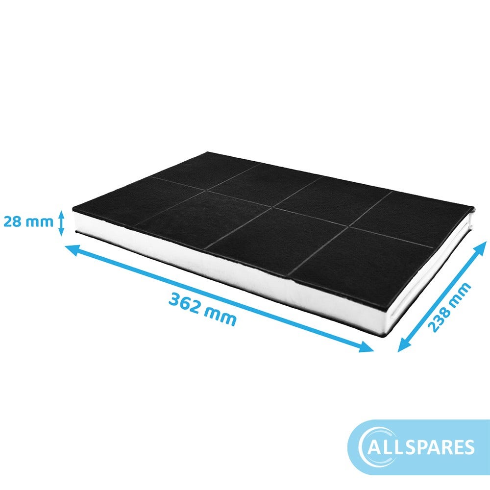 Filtro de carvão ativo compatível com Constructa 460008 / 00460008
