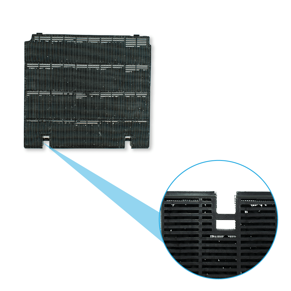 Filtro de carvão ativo compatível com Whirlpool C00392542 / 480122101207
