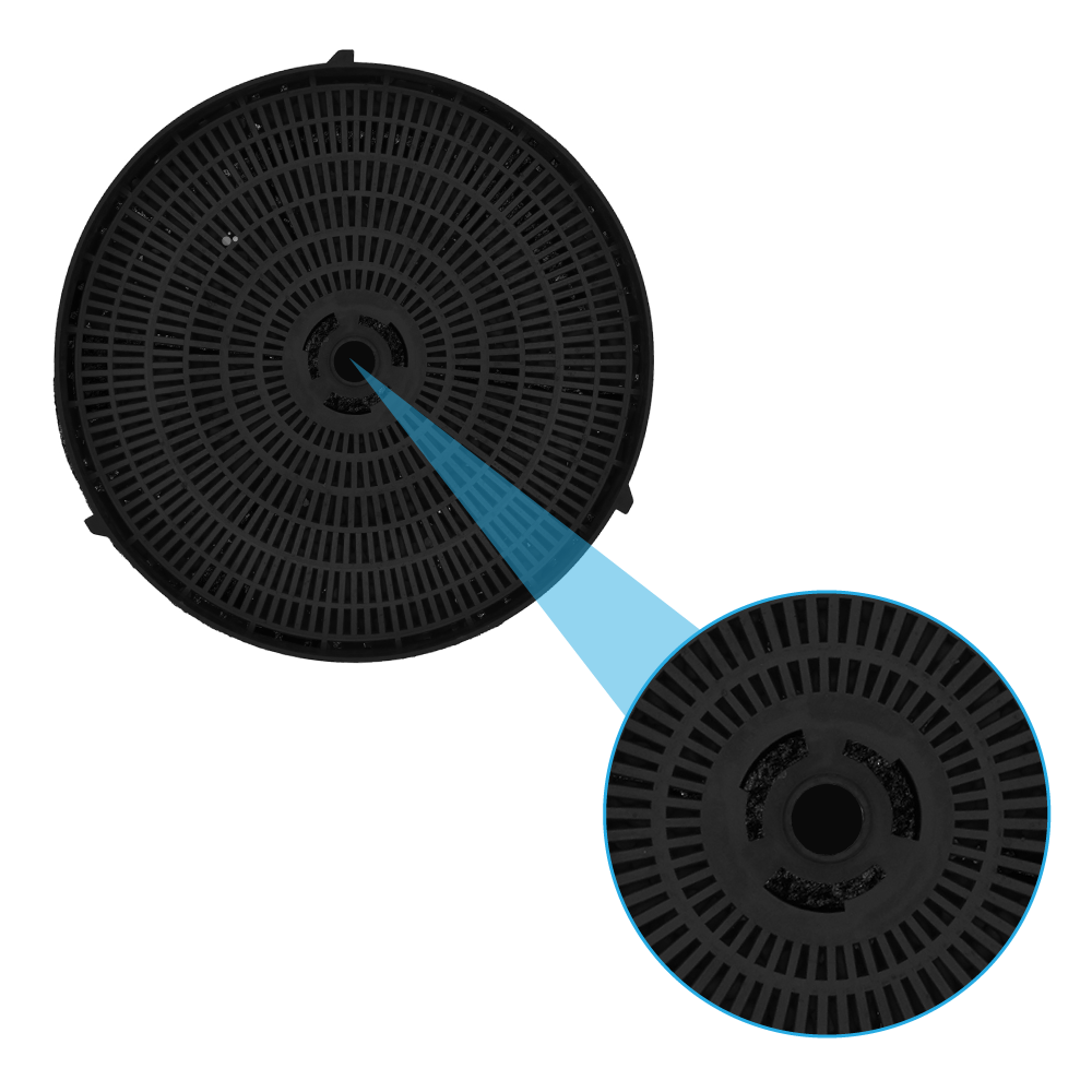 Filtro de carvão ativo compatível com Whirlpool 484000008824 (2X)