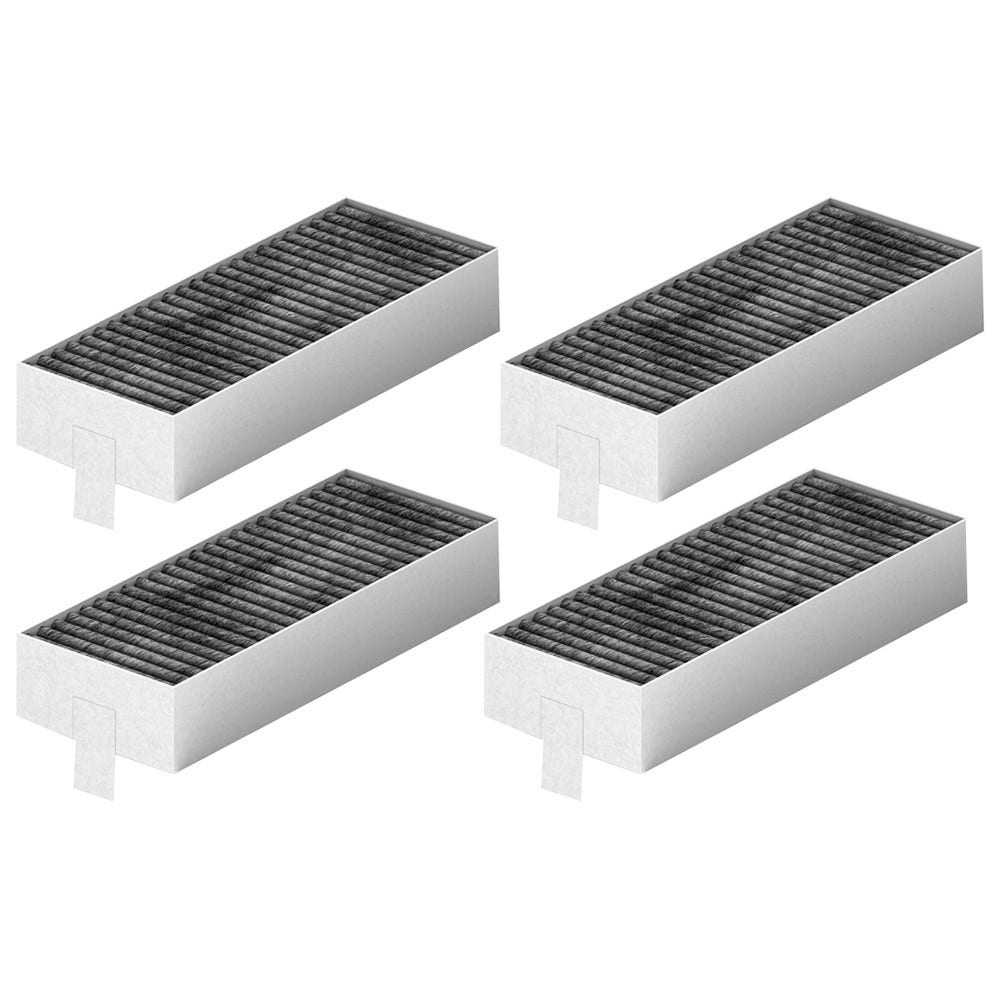 Filtro de carvão ativo CleanAir compatível com Bosch 17004796 / HEZ9VRCR0 (4X)
