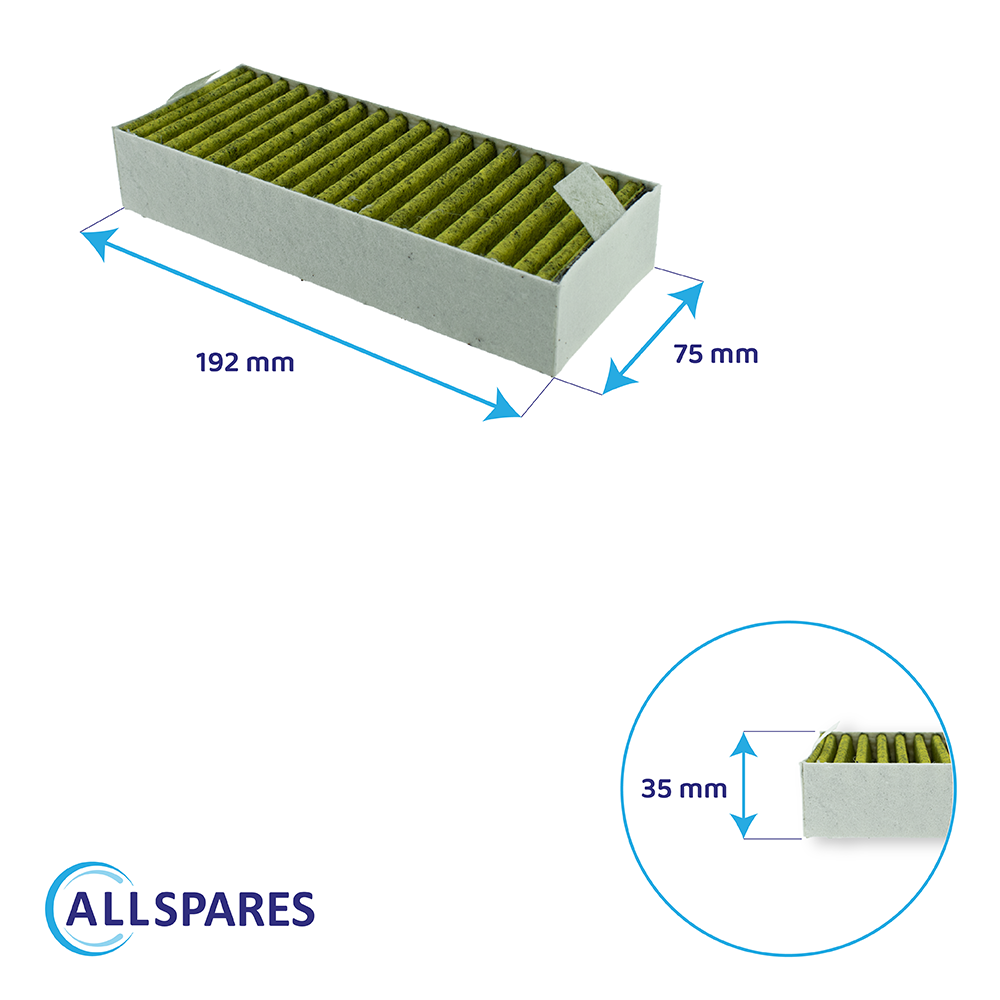 Filtro de carvão ativo CleanAir Plus compatível com Gaggenau Vario série 400 / série 200 (4X)