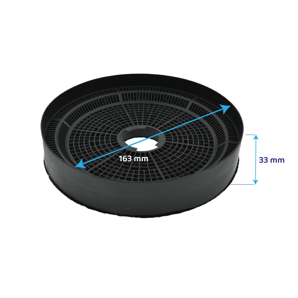 Filtro de carbono compatível com Juno OdourClean JDWK907S3 (2 pz)