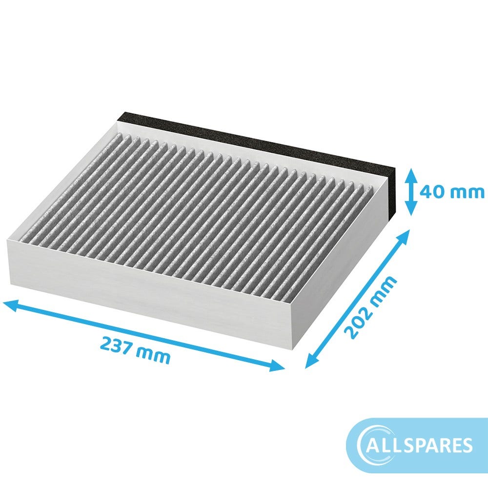 Filtro de carvão ativo CleanAir Blaupunkt 11049701