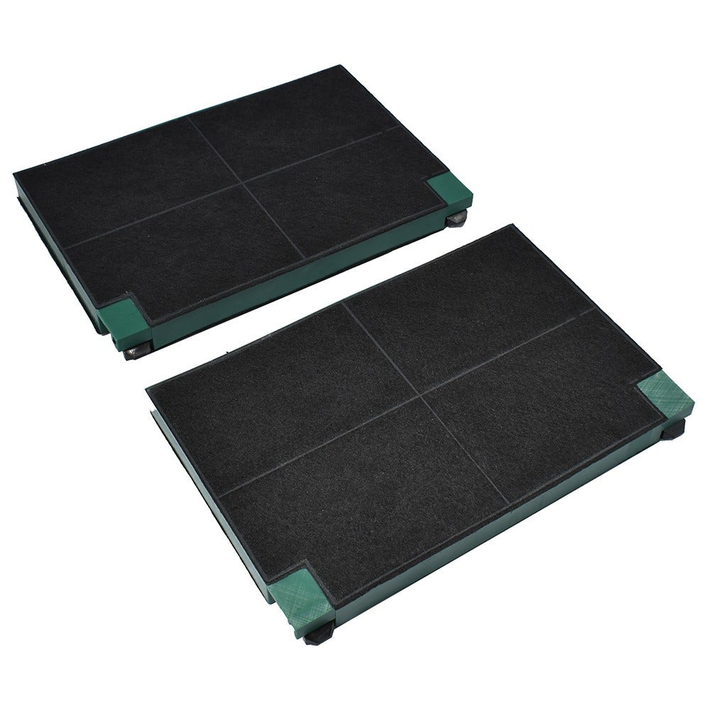 Filtro de carvão ativo regenerável compatível com Zanussi MCFE22PL / EFF552 (2X)