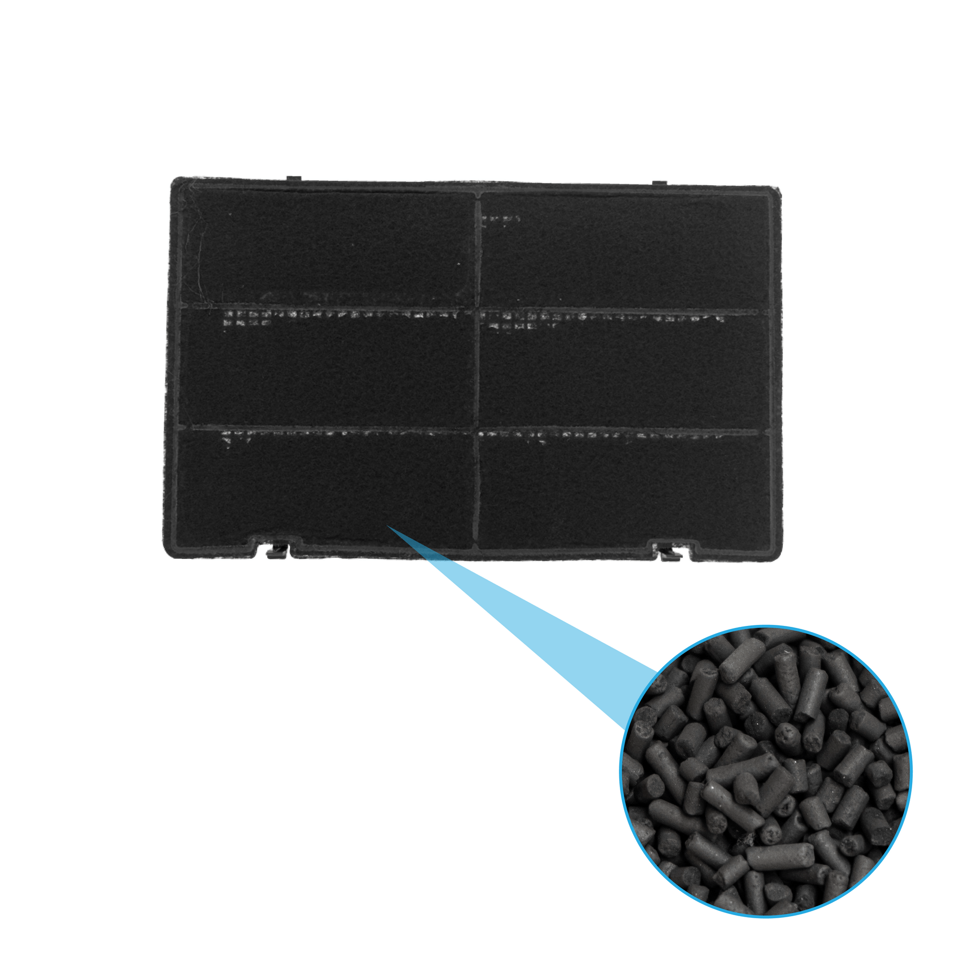 Filtro de carvão ativo compatível com tipo 37 / AMC962 / NYTTIG FIL 601 AllSpares (2X)