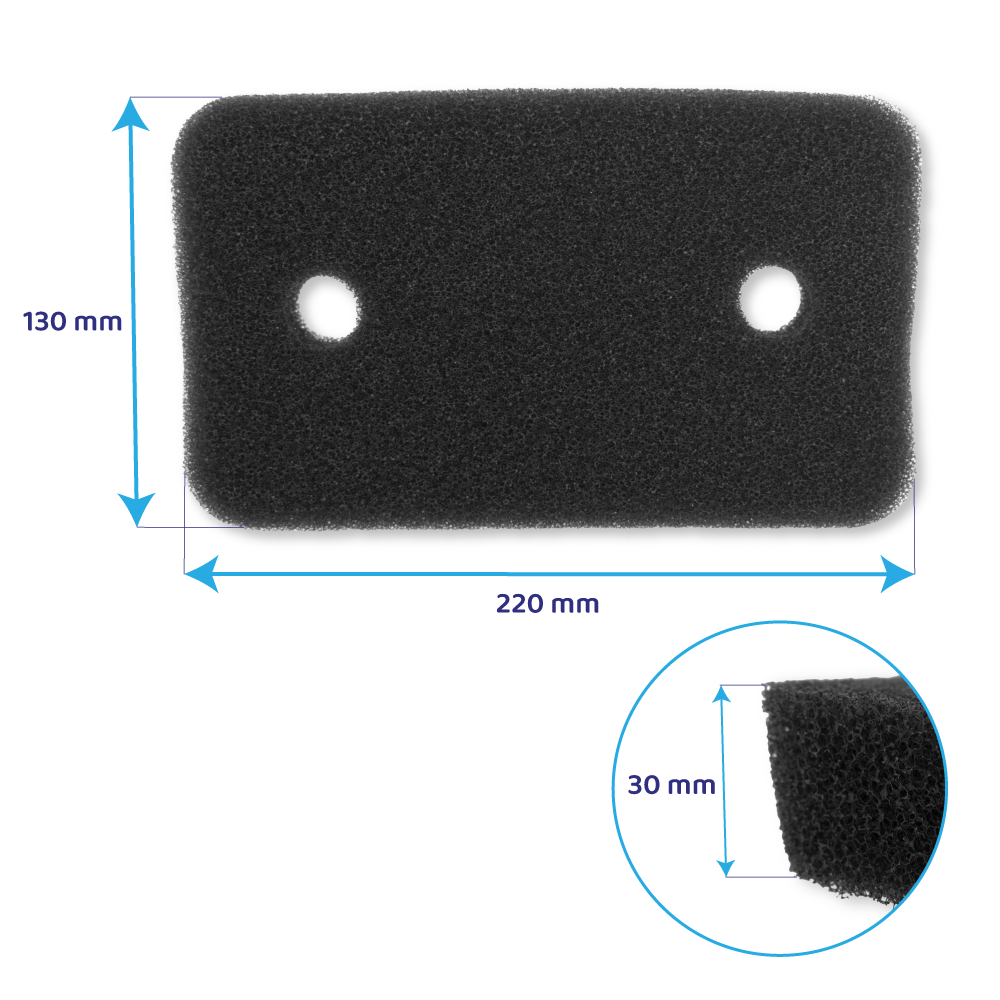 Filtro do condensador para secador de roupa compatível com Miele 7070070 (5 un.)