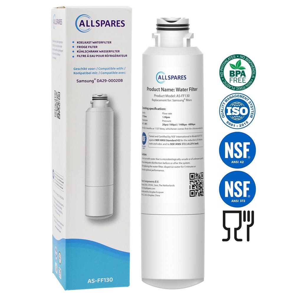 Filtro de água compatível com Samsung HAF-CIN/EXP / DA29-00020B