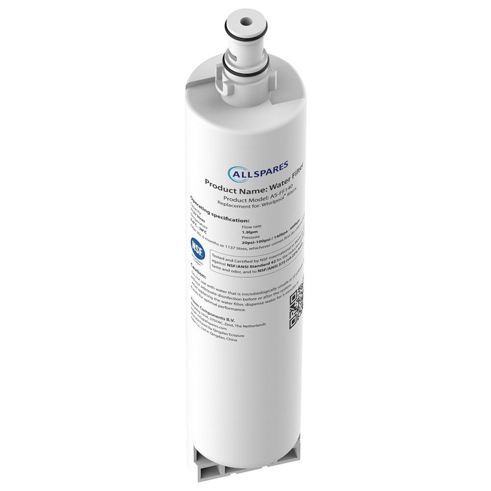 Filtro de água compatível com Whirlpool SBS002 / SBS200