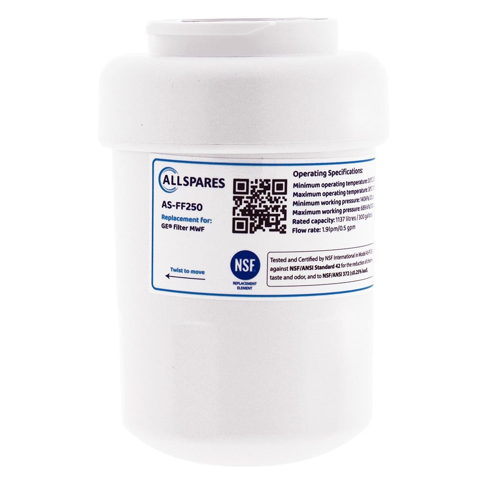 Filtro de água para frigorífico compatível com Iomabe MWF AllSpares