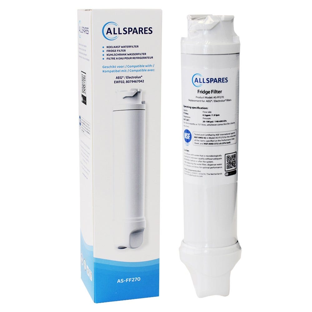 Filtro de água compatível com AEG EWF02 / 8079467042