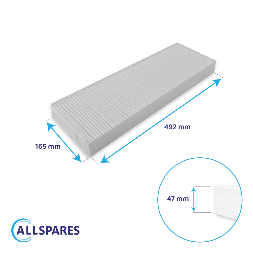 Filtros F7 + G4 compatíveis com Vaillant recoVAIR VAR 260/4 / 360/4 (2X)