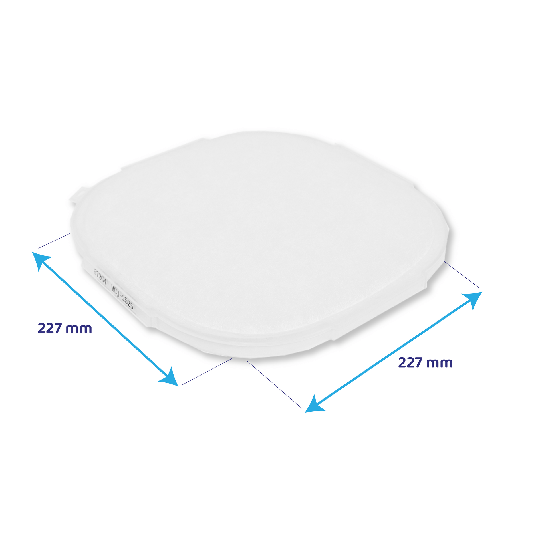 Filtro de pó para ventilador Inventer Innenblende Flair 1004-0175 (2X)