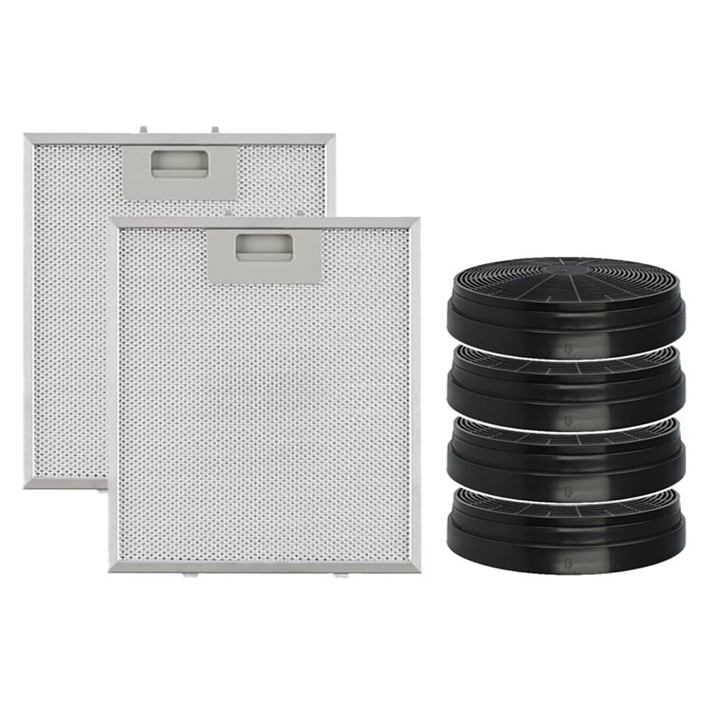 Filtro de carbono (4 unidades) e Filtro metálico (2 unidades) compatível com Klarstein Annabelle