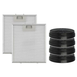 Filtro de carbono (4 unidades) e Filtro metálico (2 unidades) compatível com Klarstein Annabelle