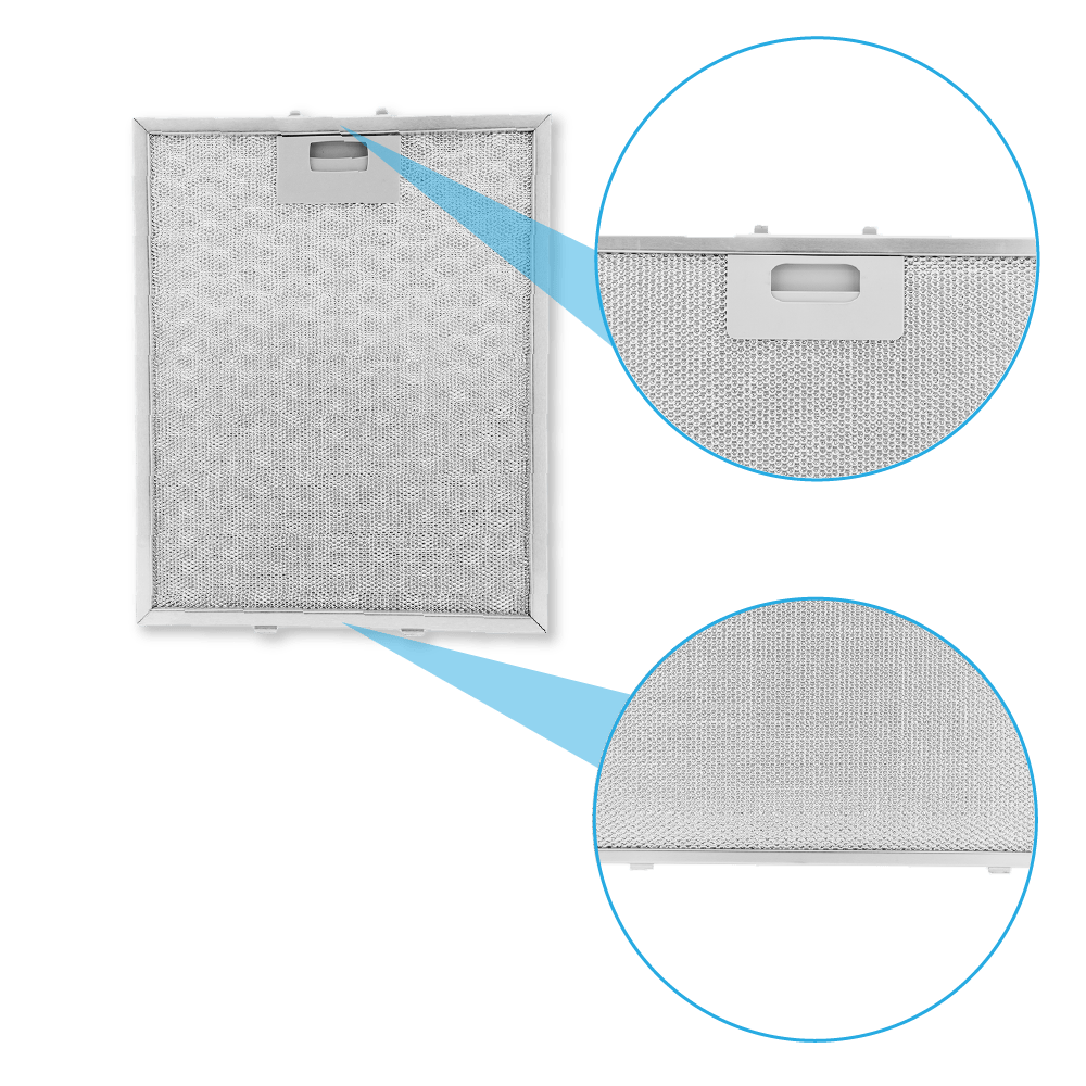 Filtro metálico compatível com Balay 310x250 mm 353110 / 00353110