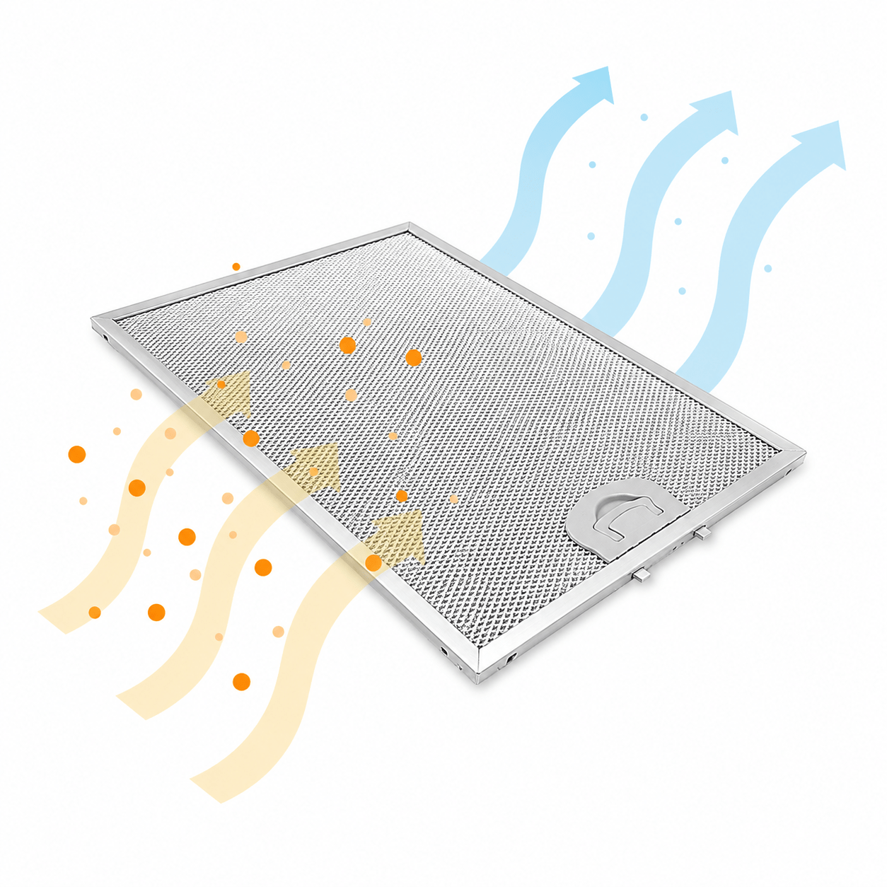 Filtro metálico AllSpares 352x284mm 49016227 / 288196