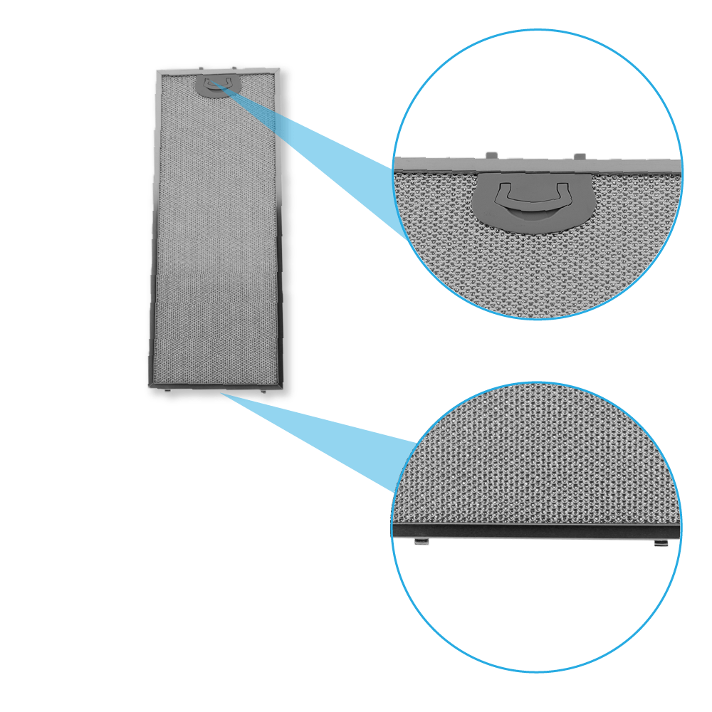 Filtro metálico AllSpares 482x192 mm 11022474