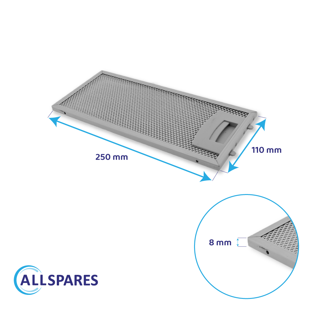 Filtro de metal (dimensões) compatível com Bosch 11022470