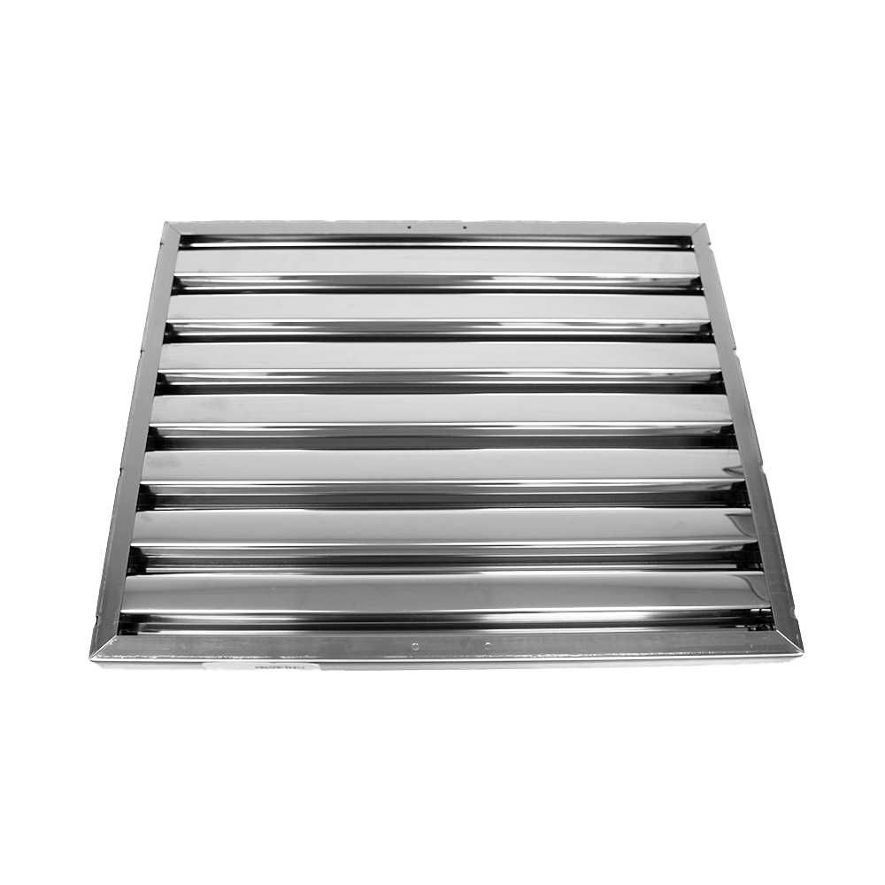 Filtro de lamelas 500x400x25 mm tipo B para exaustor de cozinha industrial