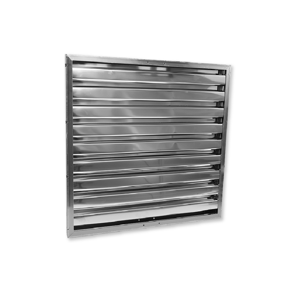 Filtro de lamelas tipo B 500x500x25mm para exaustor de cozinha industrial