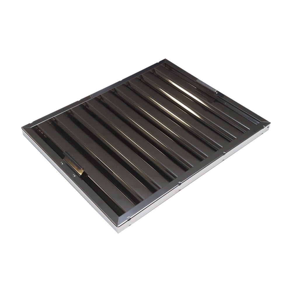 Filtro de lamelas 400x500x25mm preto industrial