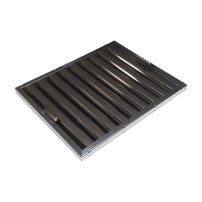 Filtro de lamelas 400x500x25mm preto industrial