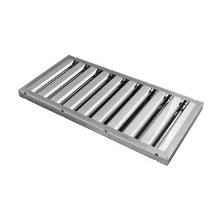 Filtro de lamelas 250x500x25 mm para exaustor de cozinha industrial