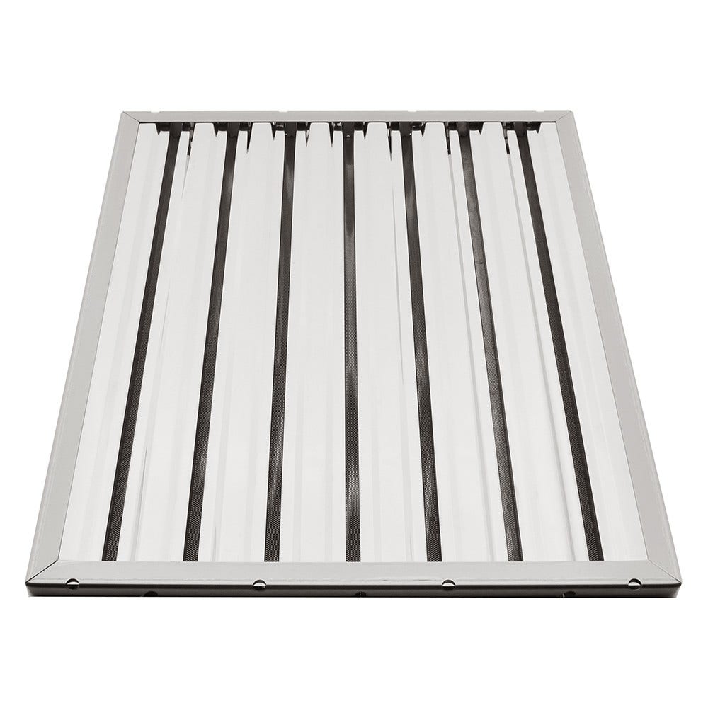 Filtro de lamelas 500x400x25 mm tipo A para exaustor de cozinha industrial