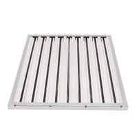 Filtro de lamelas 500x500x25 mm tipo A para coifa de exaustão Horeca