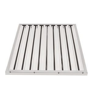 Filtro de lamelas 500x500x25 mm tipo A para coifa de exaustão Horeca
