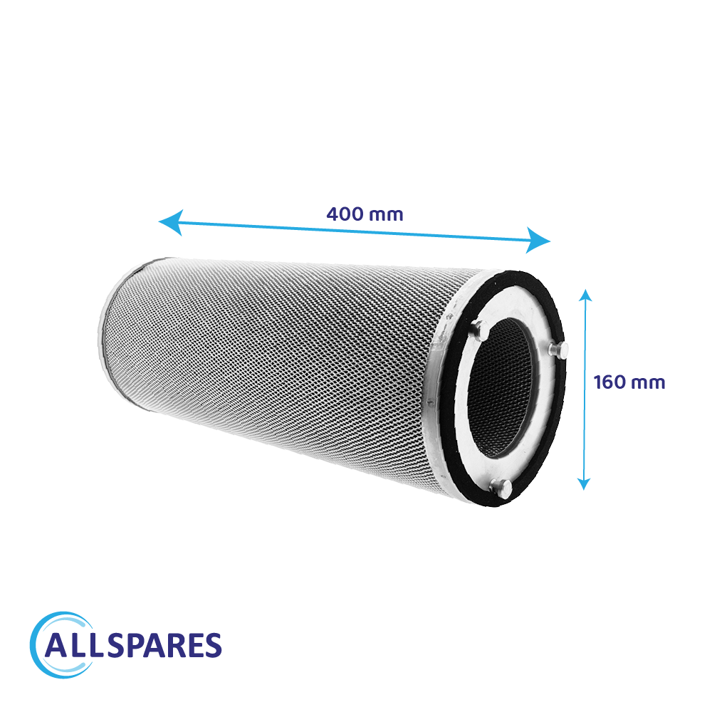 Cartucho de carvão ativo Ø160x400 mm Horeca 