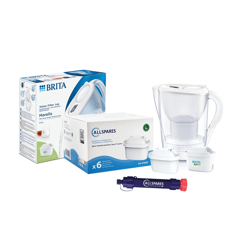 Kit de Emergência Básico com Filtros de Água - Kit de Preparação com Filtros de Água para Situações de Emergência