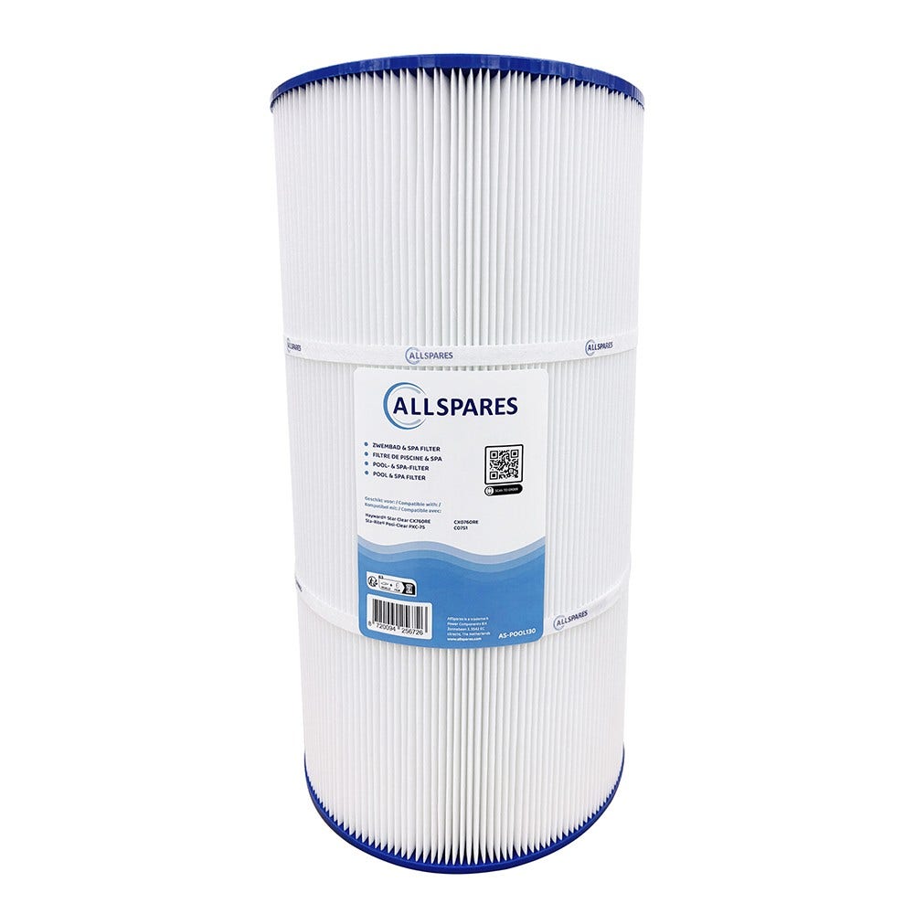 Filtro de água para piscina compatível com Hayward StarClear CX760RE / CX0760RE / C751 / C0751