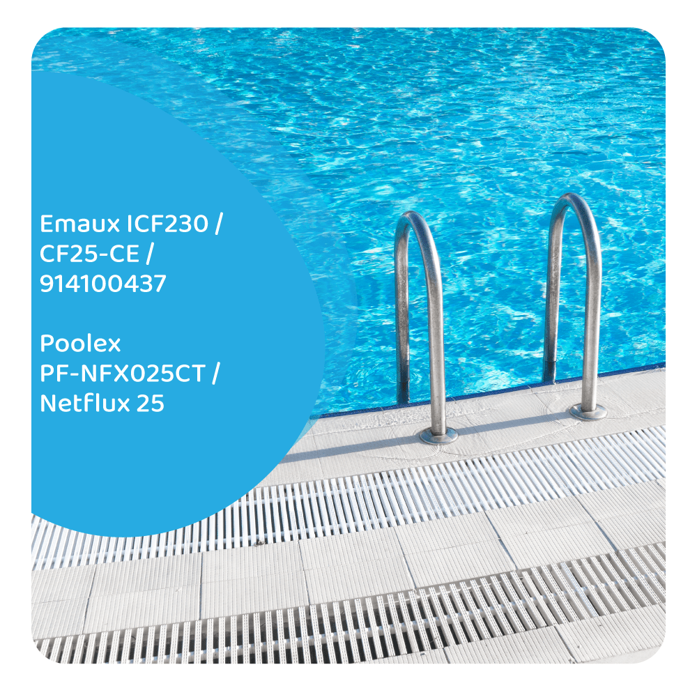 Filtro de água para piscina compatível com Emaux CF25 / CF25-CE / 914100437