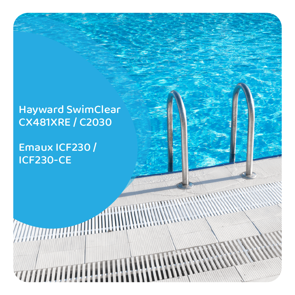 Cartucho de filtro para piscina adequado para Emaux ICF230 / ICF230-CE