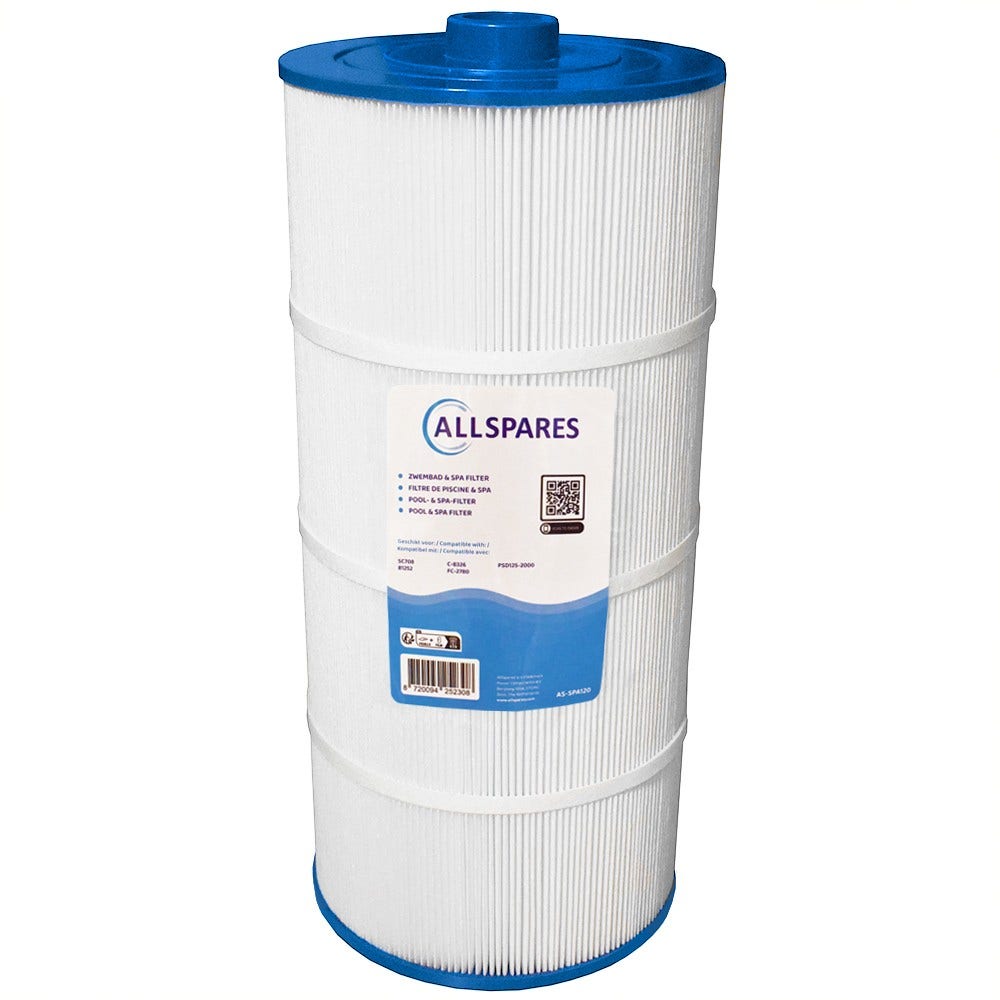 Cartucho de filtro Spa Waterfilter compatível com Sundance 6540-488 / SC708 / 81252